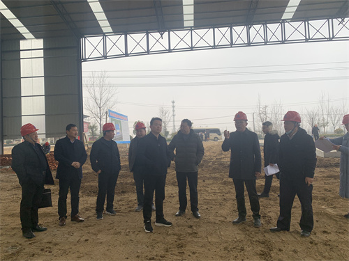 萬人助萬企，節后送關懷——上級部門領導視察永和集團城陽城拌合站建設情況！